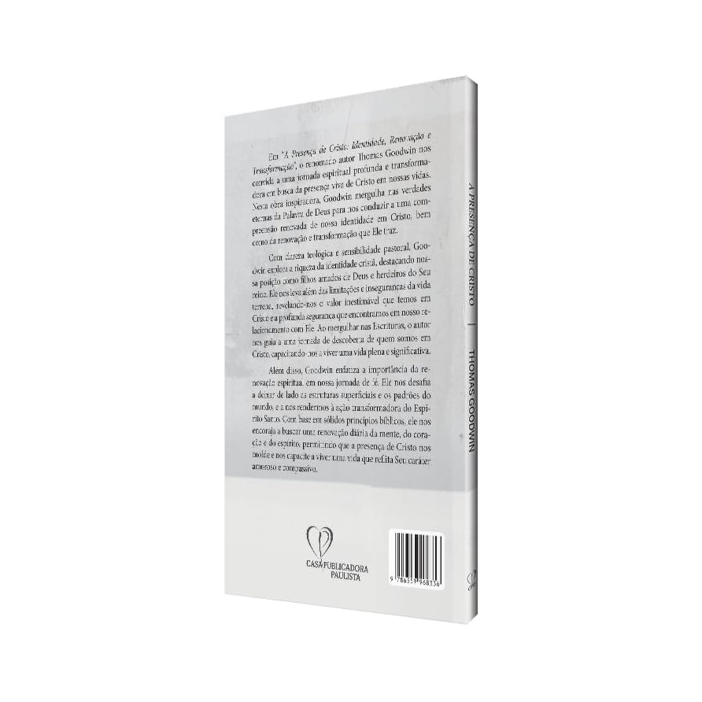 Livro A Presença de Cristo - Thomas Goodwin - Baseado na Bíblia