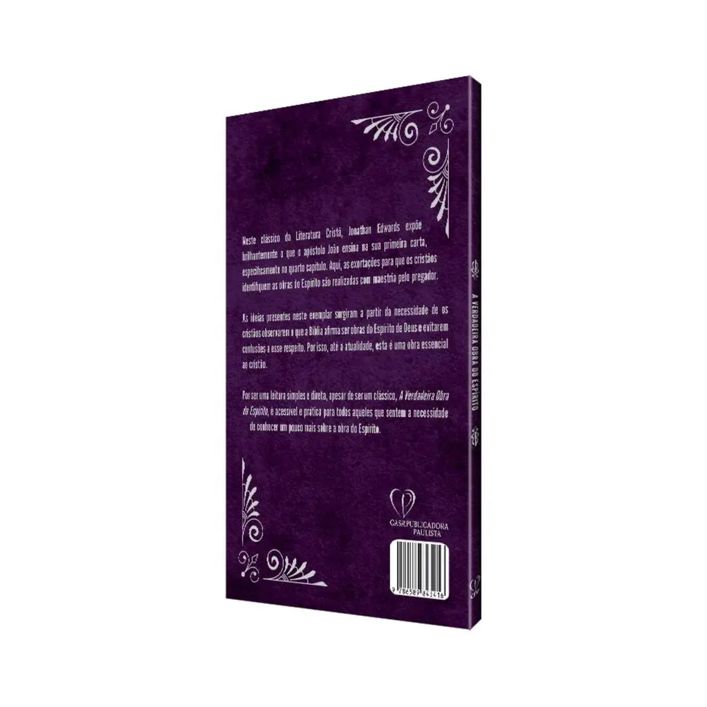 Livro A Verdadeira Obra do Espírito - Jonathan Edwards - Baseado na Bíblia
