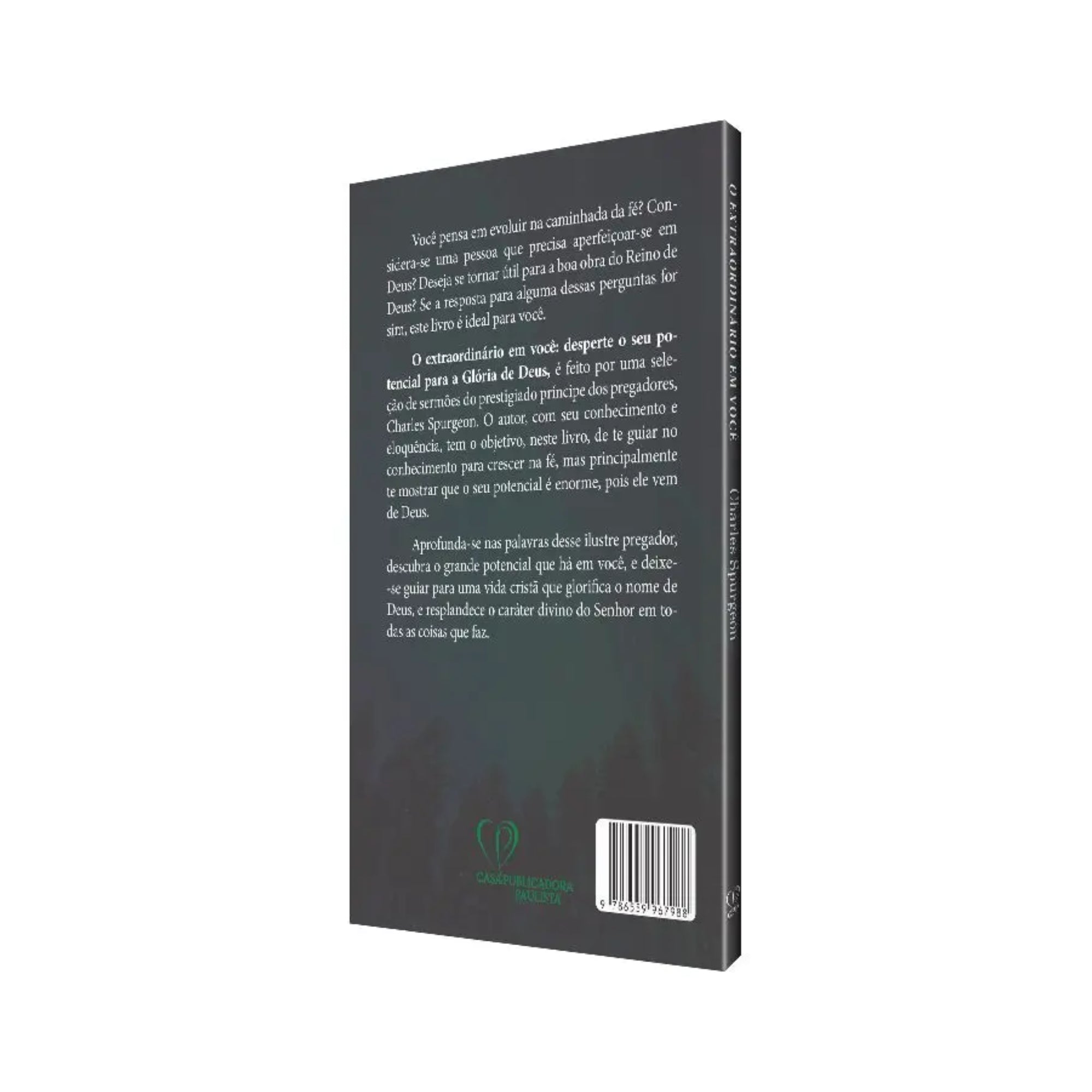Livro O Extraordinário em Você - Charles Spurgeon - Baseado na Bíblia