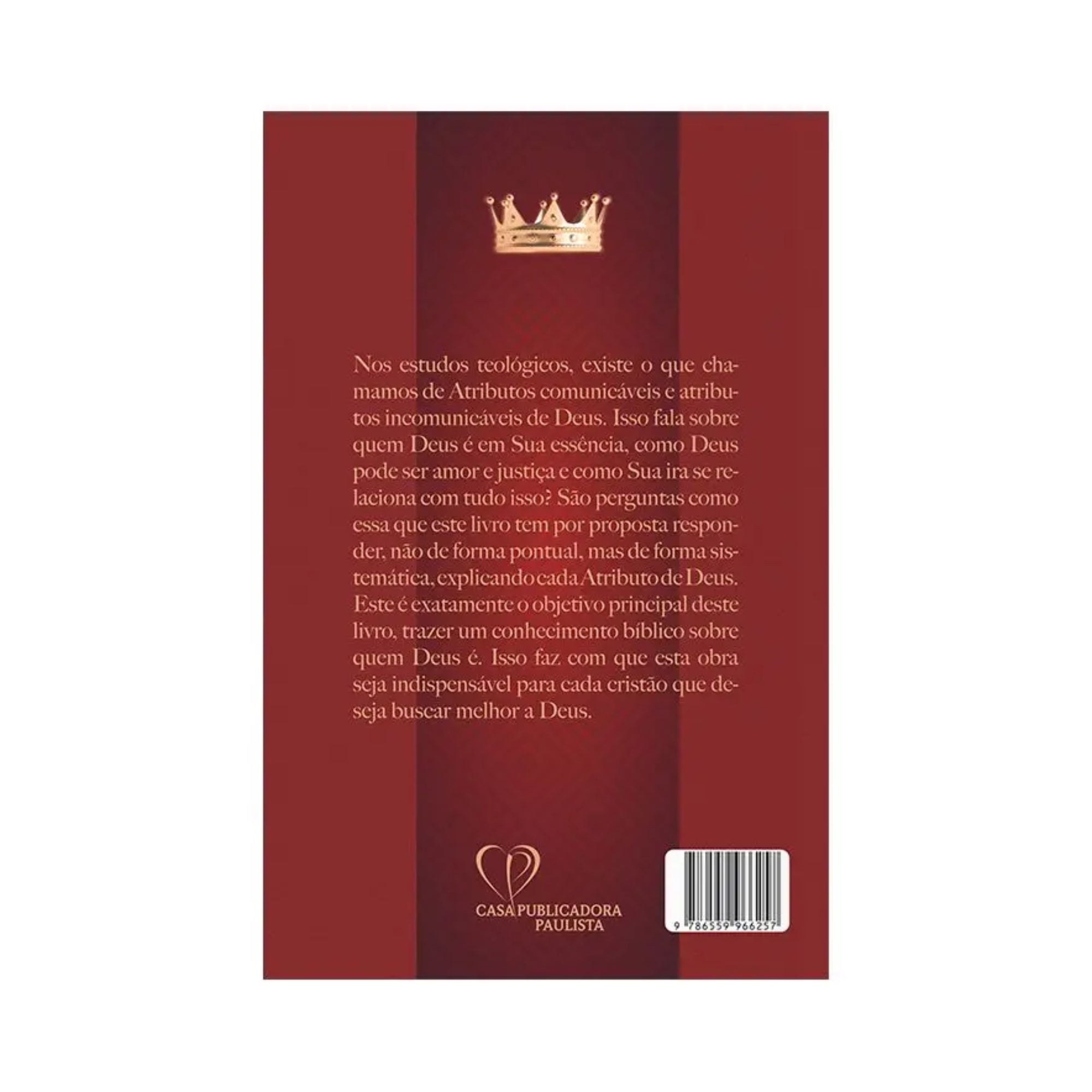 Livro Os Atributos de Deus - A.W. Pink - Baseado na Bíblia